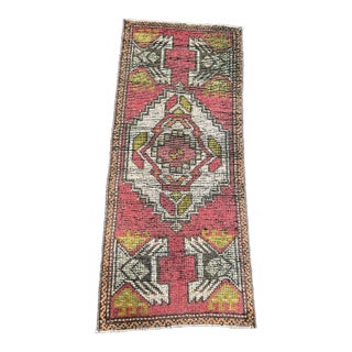 Turkish Yastik Rug 1'6" x 3'6" For Sale