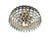 A striking Trillion flush-mount chandelier by Visual Comfort Studio, featuring a radiant arrangement of precision-cut...