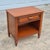 Mid-20th Century Italian Provincial Walnut Veneer Night Stand Side End Table For Sale - Image 9 of 9