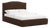 Camille Chocolate Linen Blend Platform Bed, California King For Sale