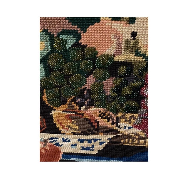 Gilt gold wooden frame Beaded grapes We were told this is a French piece of you differ or hesitate in lease feel free to...