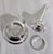 Sterling Silver Wine and Spirit Funnel from Hugh Crawshaw, Sheffield, 1992 For Sale - Image 17 of 18