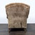 1990s Vintage Victorian Tufted Velvet Lounge Chair With Carved Wooden Accents For Sale - Image 5 of 10