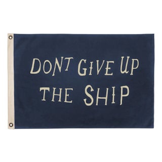 Medium "Don't Give Up the Ship" Cotton Canvas Flag For Sale