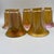 Art Nouveau Early 20th Century Quezal Gold Iridescent "Pulled Feather" Art Glass Lamp Shades, Set of Five 5 For Sale - Image 3 of 8