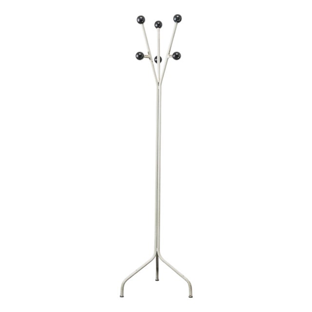 Vintage Postmodern Metal Coat Rack, 1970s For Sale