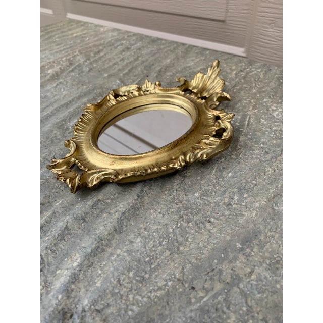 Baroque Italian Florentine Baroque Gold Giltwood Wall Mirror For Sale - Image 3 of 10
