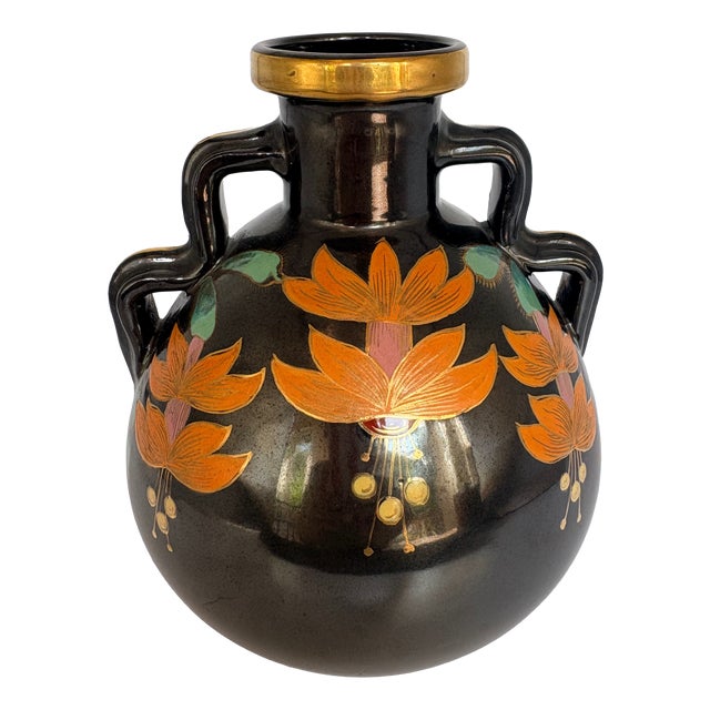 Seka Kaktus Vase by Anna-Lisa Thomson and Einar Törning for Upsala-Ekeby, 1930s For Sale