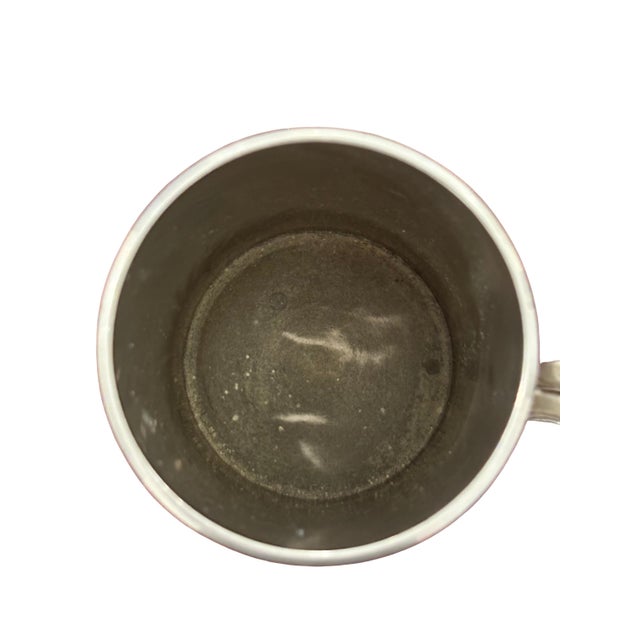 Silver Vintage Gucci Italy Silver-Tone Deer Handle Mugs - Pair For Sale - Image 8 of 10