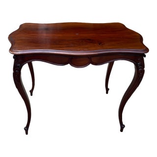 French Mahogany Center Table For Sale