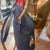 A 1990s Iconic Gucci Bamboo Navy Blue Suede Leather Hand Bag For Sale - Image 18 of 18