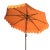 Contemporary Venice Single Scallop 9ft Crank Outdoor Push Button Tilt Umbrella - Orange For Sale - Image 3 of 5