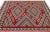 1960s 1960s Vintage Kilim Handmade Red Geometric Wool Rug For Sale - Image 5 of 7