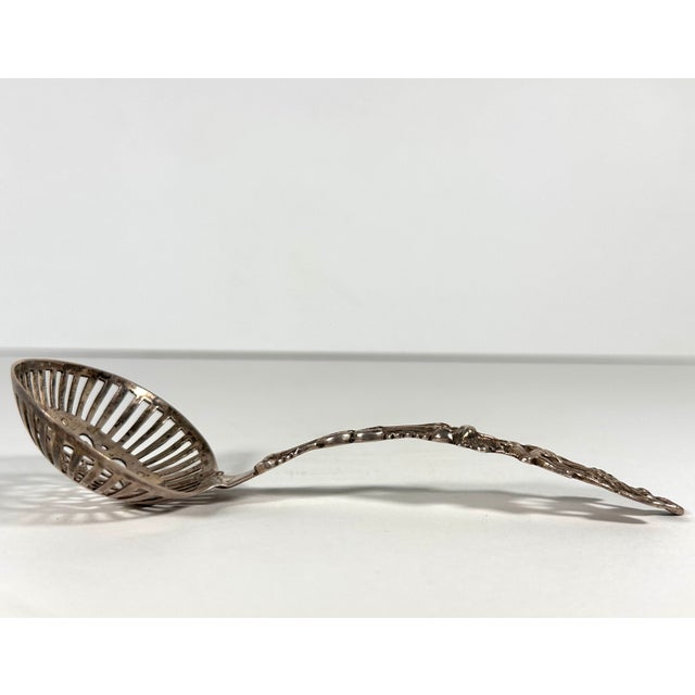 Antique Dutch .833 Silver Sifter Spoon For Sale - Image 6 of 13