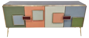 Credenza with Four Doors, 1980s