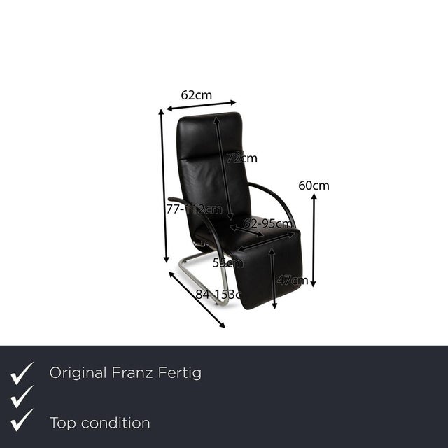 We present to you Franz Fertig Fino Leather Lounger Black manual function. I have official proof of authenticity such as...