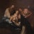 Antique Italian painting from the first half of the 18th century. Oil on canvas artwork depicting a religious subject,...