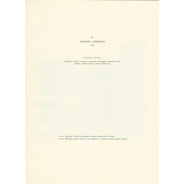 1950s Giorgio Morandi, Haystack in Grizzana, 1929-1957, Lithograph For Sale - Image 5 of 7