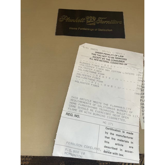 Ferguson Copeland Custom Wing Back Chair For Sale - Image 13 of 13