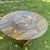 Outdoor Wood Table With Lazy Suzy Center - 63" Round For Sale - Image 4 of 18