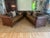 VIntage Pair of Ralph Lauren Home Brompton Leather Sofas-Cognac Leather, Nailhead Trim & Custom Upholstery For Sale - Image 15 of 17