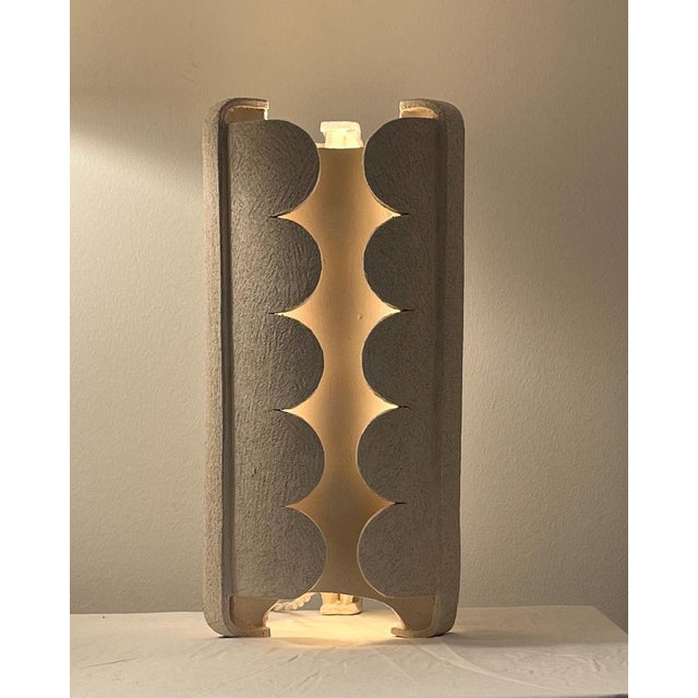 Not Yet Made - Made To Order My Stone Flower II Ceramic Table Lamp by Katia Langeard For Sale - Image 5 of 5