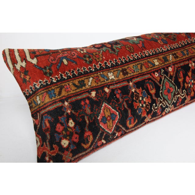Authentic Tribal Sofa Lumbar Rug Cushion Pillow Cover -16'' X 38'' For Sale - Image 10 of 11