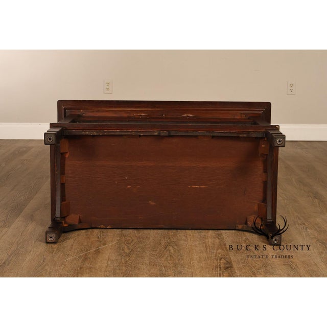 Antique Mission Oak Server Sideboard For Sale - Image 10 of 18