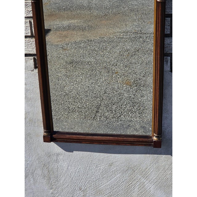 Traditional 1920 English Regency, Hand Painted Beautiful Hallway/ Living Room Mirror. For Sale - Image 3 of 17