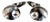 MCM Sterling Silver Cufflinks Hans Hansen in Denmark. For Sale