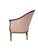 Late 19th Century Bergere Tub Chair With Light Pink Ticking Stripe Upholstery For Sale - Image 12 of 17