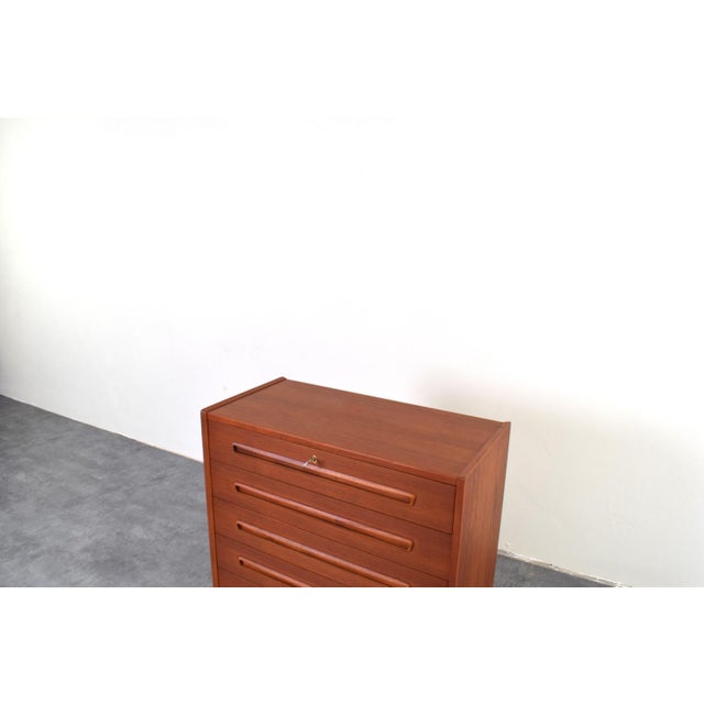 Mid-Century Modern Danish Teak Chest of Drawers, 1960s For Sale - Image 12 of 16