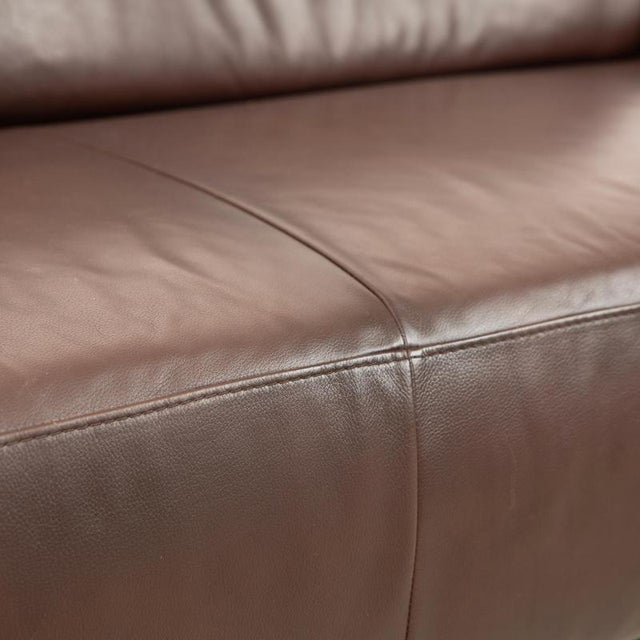 Taboo 3-Seater Sofa in Brown Leather from Willi Schillig For Sale - Image 6 of 16