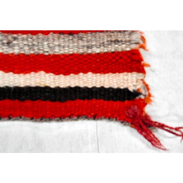 Black Handwoven Navajo Transitional Area Rug, Circa 1890s For Sale - Image 8 of 11