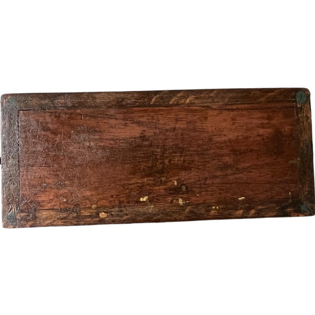 Early 20th C. English Oak & Silver-Plated Desk Box – Handmade, Tea Presentation / Divided Cutlery / Stationery Chest For Sale - Image 16 of 16