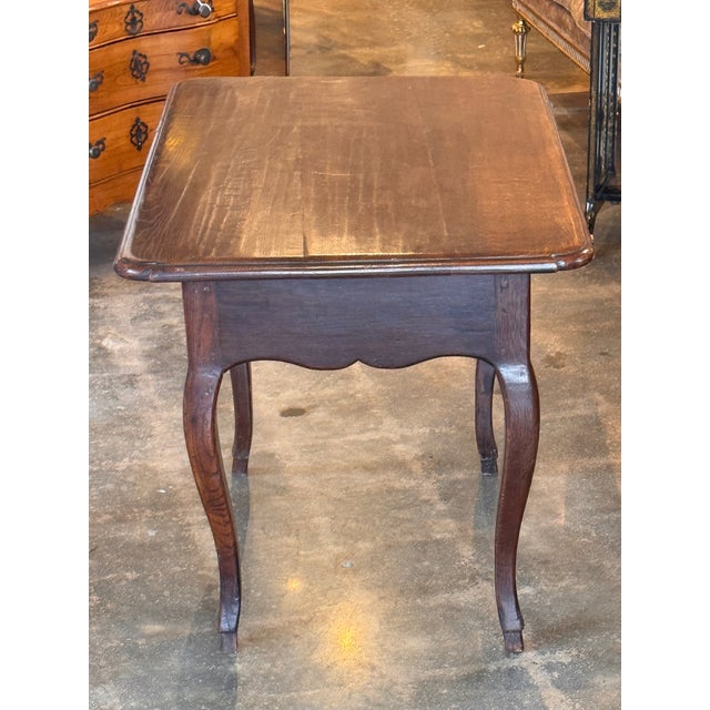 19th Century French Oak Side Table For Sale - Image 11 of 12