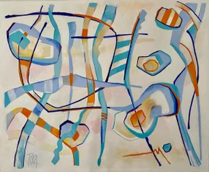 "Tranquility" Tyka Contemporary Original Modern Painting