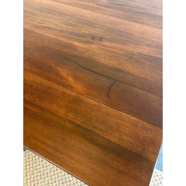 Antique Barley Twist Side Table With Brass and Glass Ball Feet For Sale - Image 10 of 11