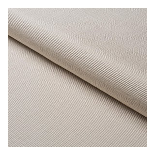 Sample - Schumacher Eisenhower Faille Fabric In Ivory For Sale