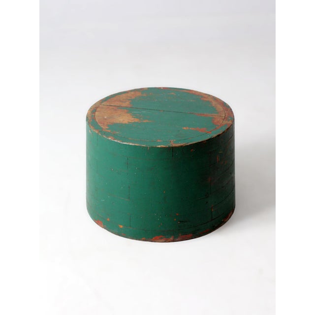 Wood Antique Painted Circus Elephant Stand For Sale - Image 7 of 17