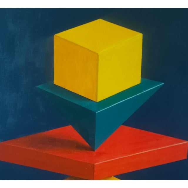 Contemporary "Weightless 500 Pounds", Acrylic on Canvas Painting by Madoti Oluwadamilare For Sale - Image 3 of 3