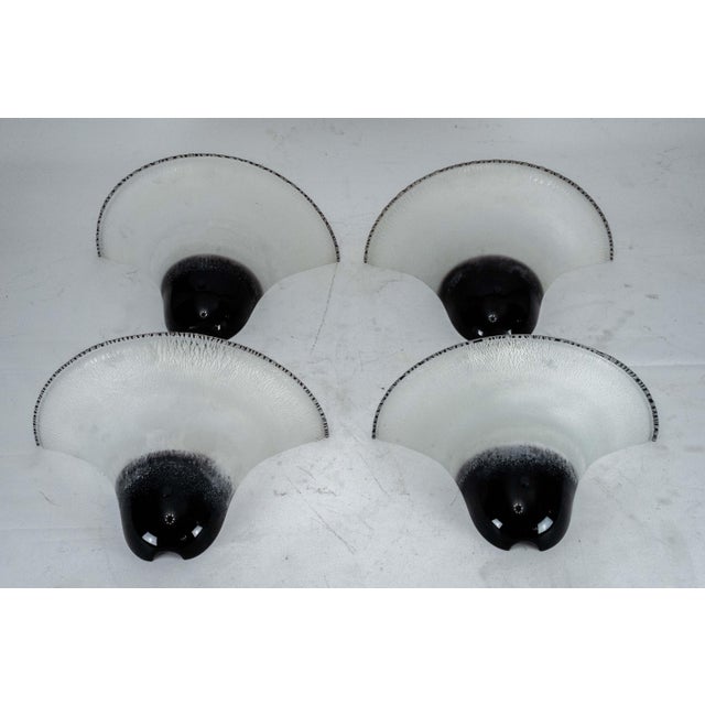 Glass Large Murano Glass Wall Sconces from Barbini, Italy, 1970s, Set of 4 For Sale - Image 7 of 13