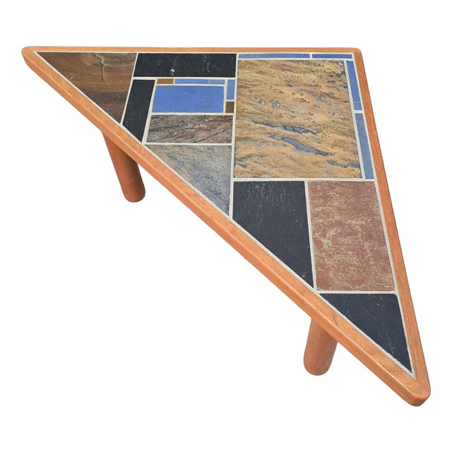 Mid-Century Modern Teak Coffee Table by L. Sallingboe for Jelling Keramik, Denmark, 1970s For Sale