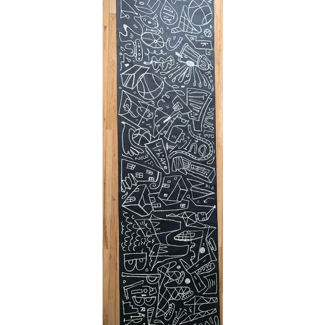 Black Drawing - Urban Hieroglyphics by Katie Merz For Sale - Image 8 of 14