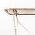 Metal Vintage French White Rectangular Metal Folding Dining Table, 1950s For Sale - Image 7 of 10
