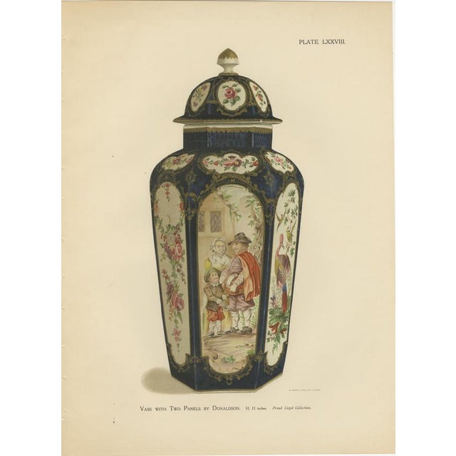 Worcester Porcelain Vases by Donaldson, 1910, Set of 2 For Sale - Image 3 of 12