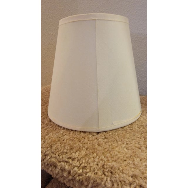 Vintage Mid-Century Stiffel Attributed Brass Powder Horn Table Lamp For Sale - Image 9 of 12