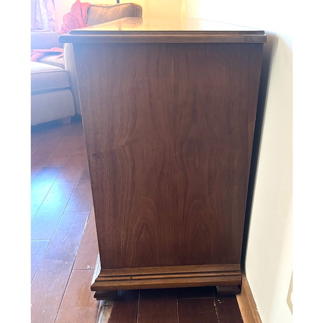 Mid-Century Modern Vintage Drexel Esperado Mid Century Nine Drawer Dresser Solid Wood, Rare Collection For Sale - Image 3 of 18