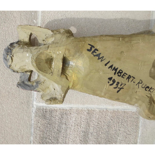 Sculpture Materials Jean Lambert Rucki Dated 1937 For Sale - Image 7 of 9