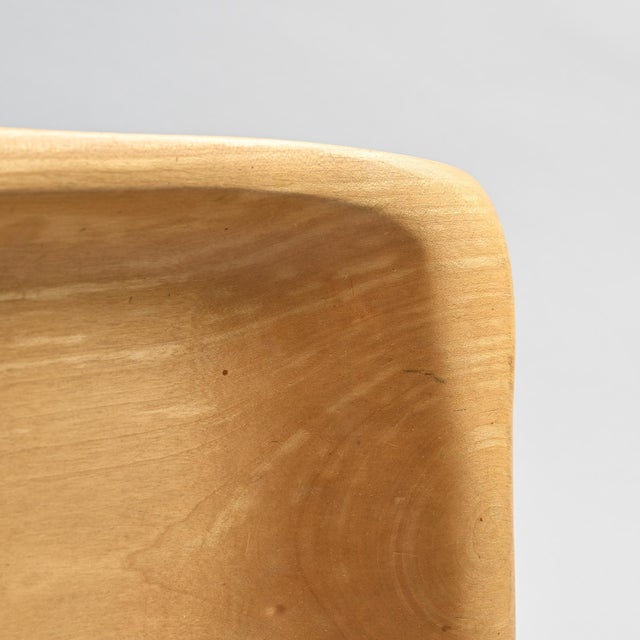 Carved Wooden Dish by Alexander Noll, 1950s For Sale - Image 9 of 12